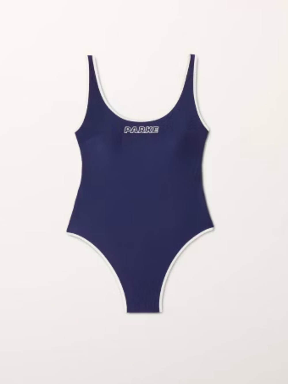 Women's 90s One Piece Swimsuit - Parke x Target Navy Blue- X - Picture 7 of 7
